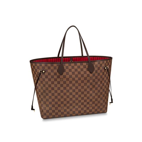 louis vuitton neverfull mm damier canvas replica|louis vuitton damier ebene original.